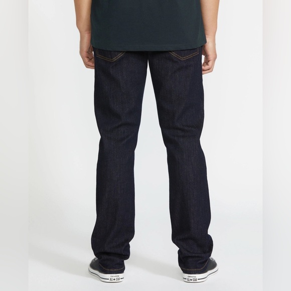 Volcom 32 MEN'S VORTA SLIM Straight FIT JEANS dark wash - Picture 15 of 15